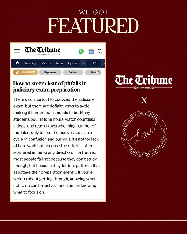 Judiciary Exam Preparation